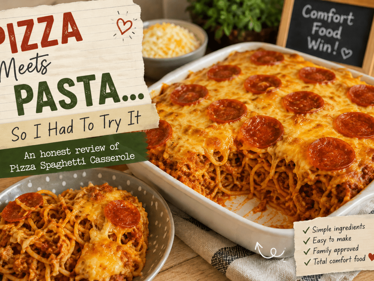 Pizza Spaghetti Bake: When Pizza Night Meets Pasta Night&nbsp;🍕🍝