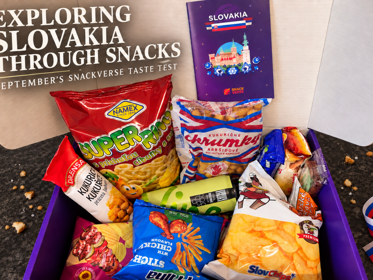 Exploring Slovakia Through Snacks | September’s SnackVerse Taste Test&nbsp;🇸🇰