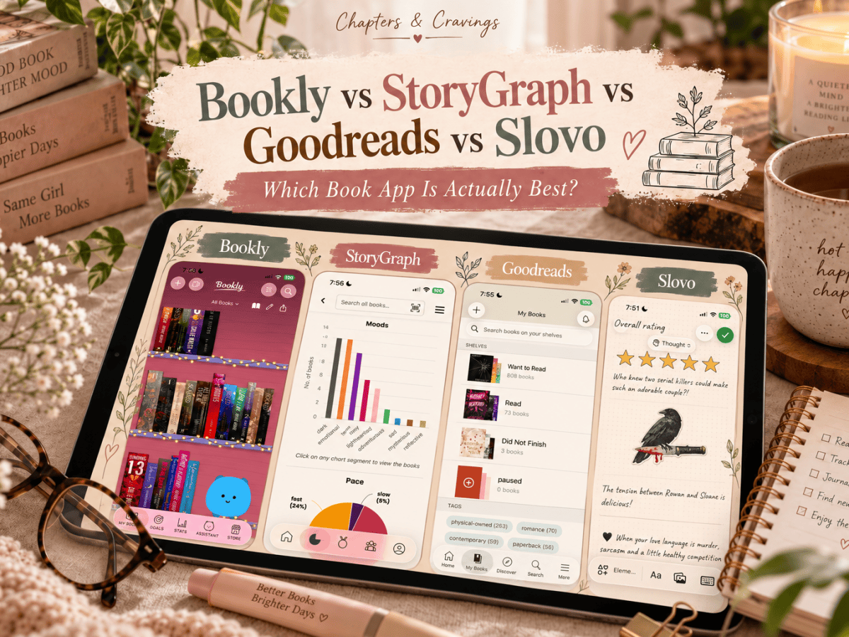 Bookly vs StoryGraph vs Goodreads vs Slovo: Which Book App Is Actually Worth&nbsp;Using?