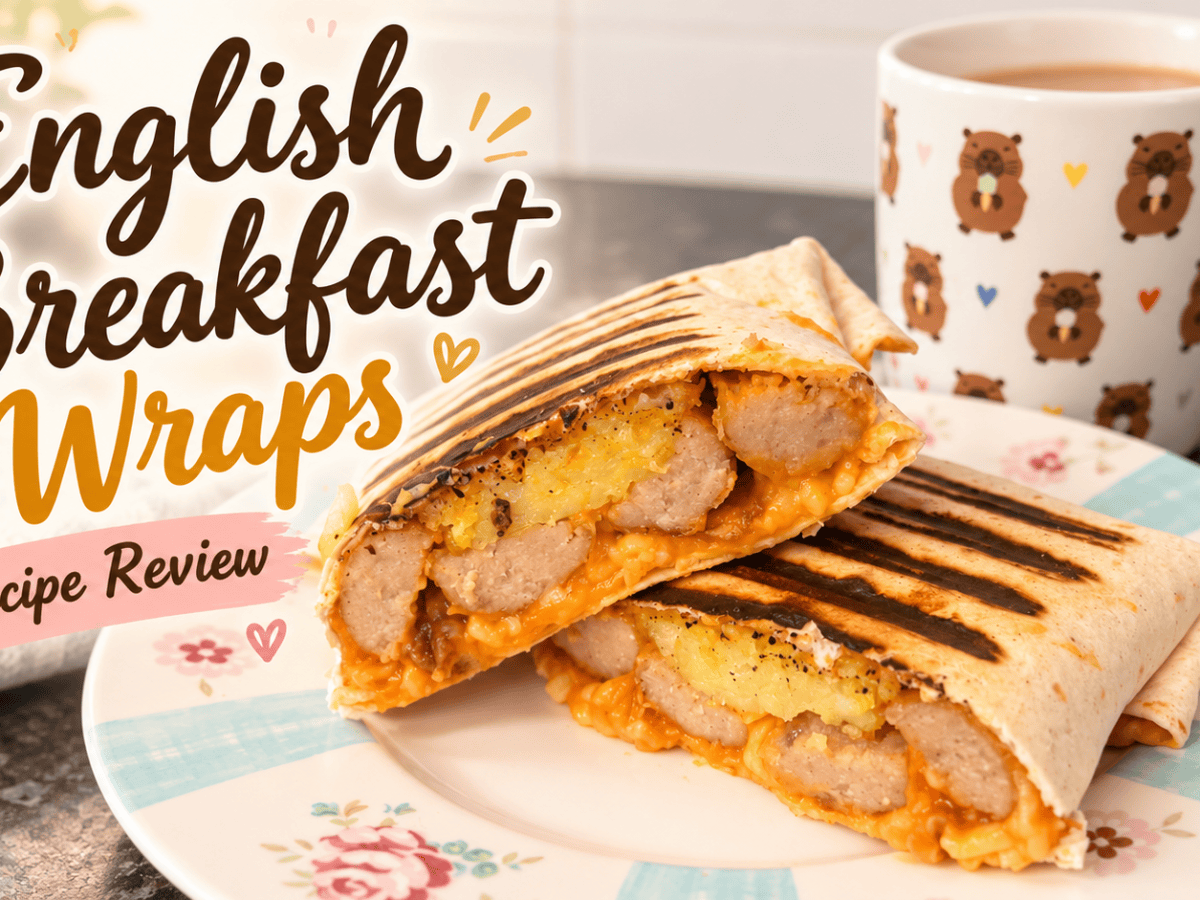 English Breakfast Wrap Recipe Review | A Full English, All Wrapped&nbsp;Up!