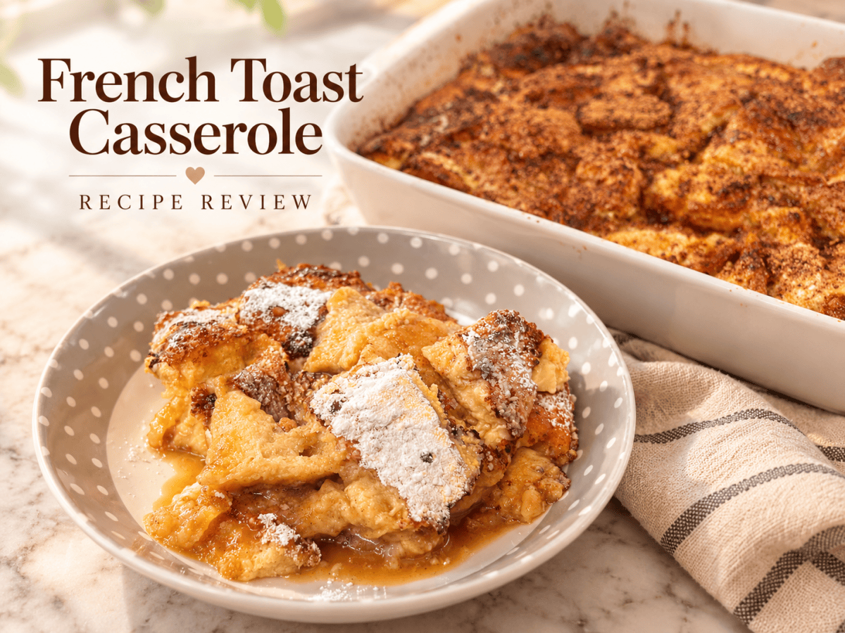 French Toast Casserole Recipe Review | A Cosy Breakfast Bake Worth Waking Up&nbsp;For