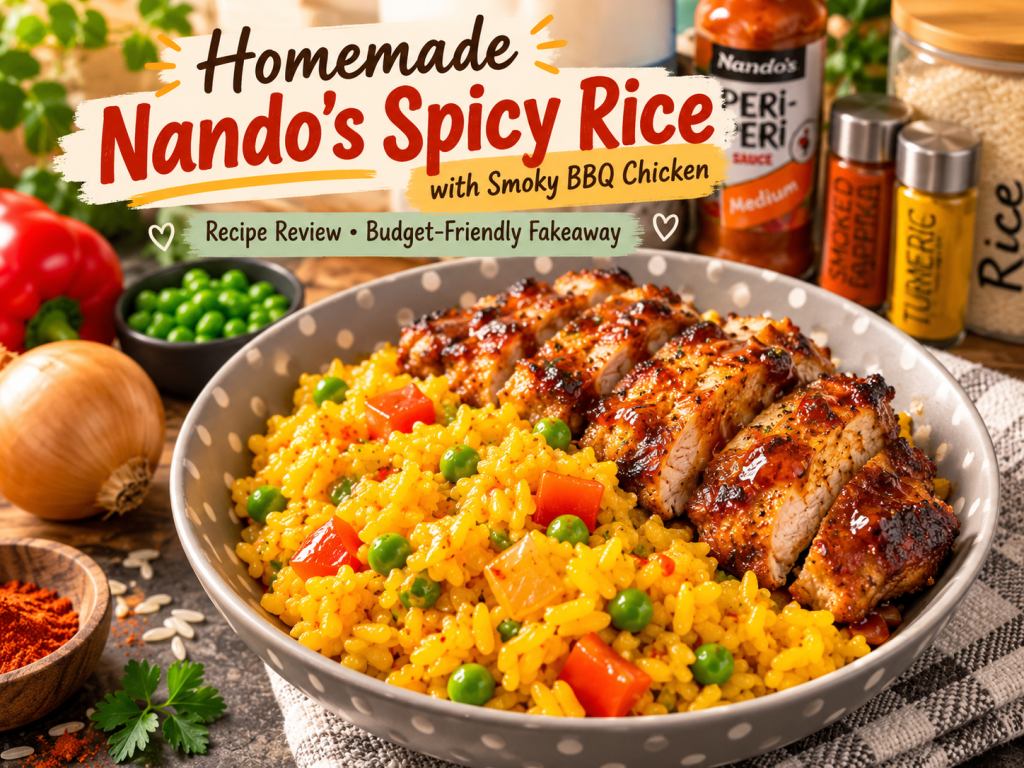 Homemade Nando’s Spicy Rice Recipe Review | A Fakeaway on a&nbsp;Budget